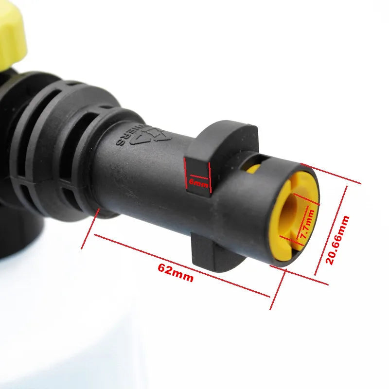 Adjustable Foam Cannon for Karcher K2 K3 K4 K5 K6 K7 Pressure Washer Snow Lance Kit Car Wash Gun - Durable Cleaning Accessory