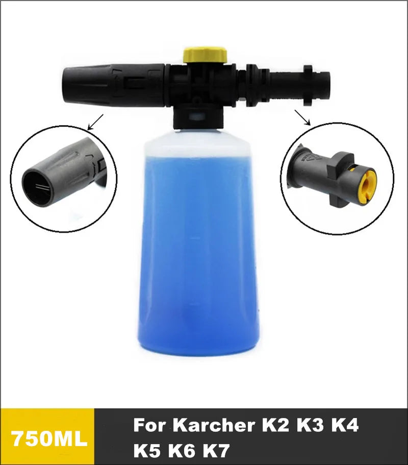 Adjustable Foam Cannon for Karcher K2 K3 K4 K5 K6 K7 Pressure Washer Snow Lance Kit Car Wash Gun - Durable Cleaning Accessory