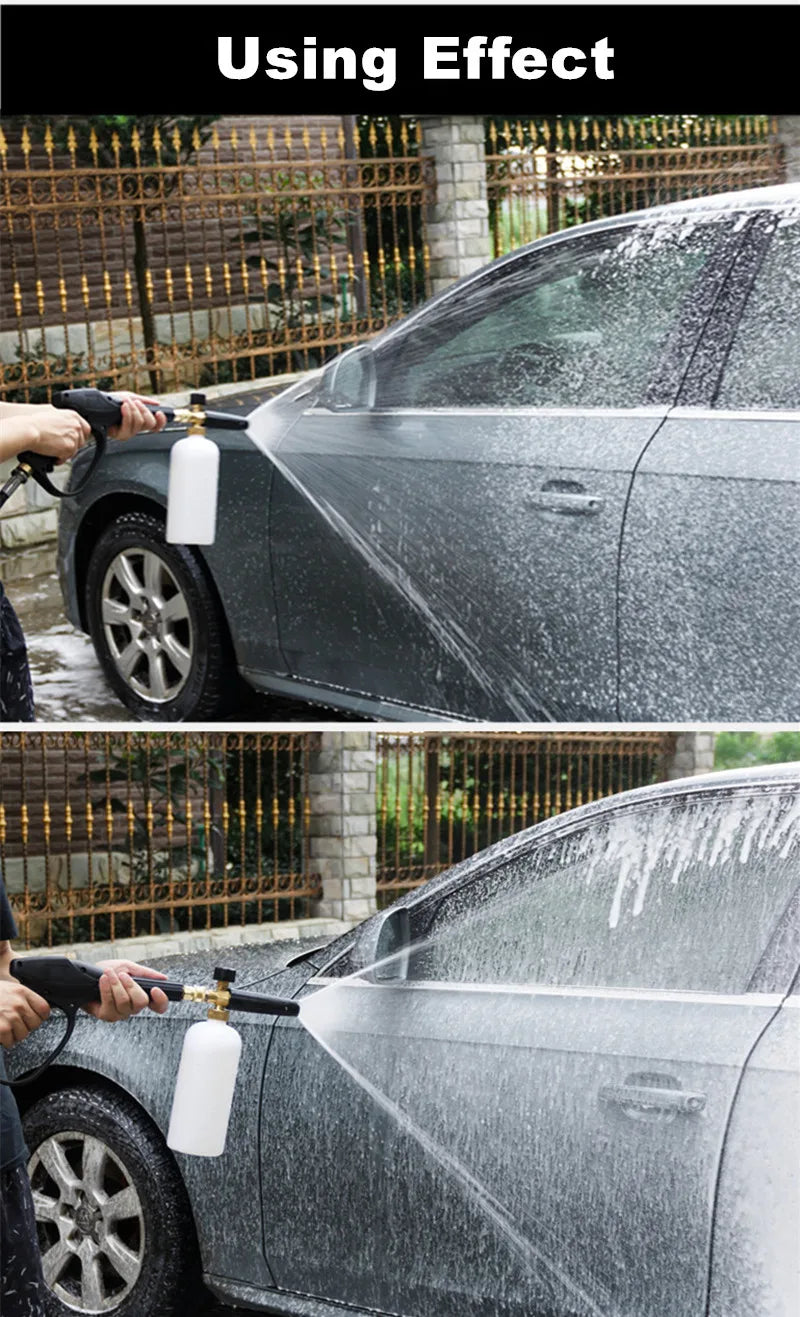 Adjustable Foam Cannon for Karcher K2 K3 K4 K5 K6 K7 Pressure Washer Snow Lance Kit Car Wash Gun - Durable Cleaning Accessory