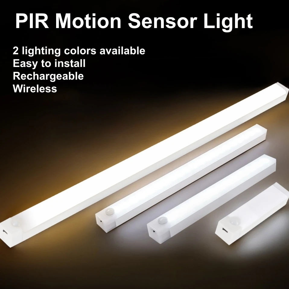 Wireless Motion Sensor LED Light Bar (USB Rechargeable)