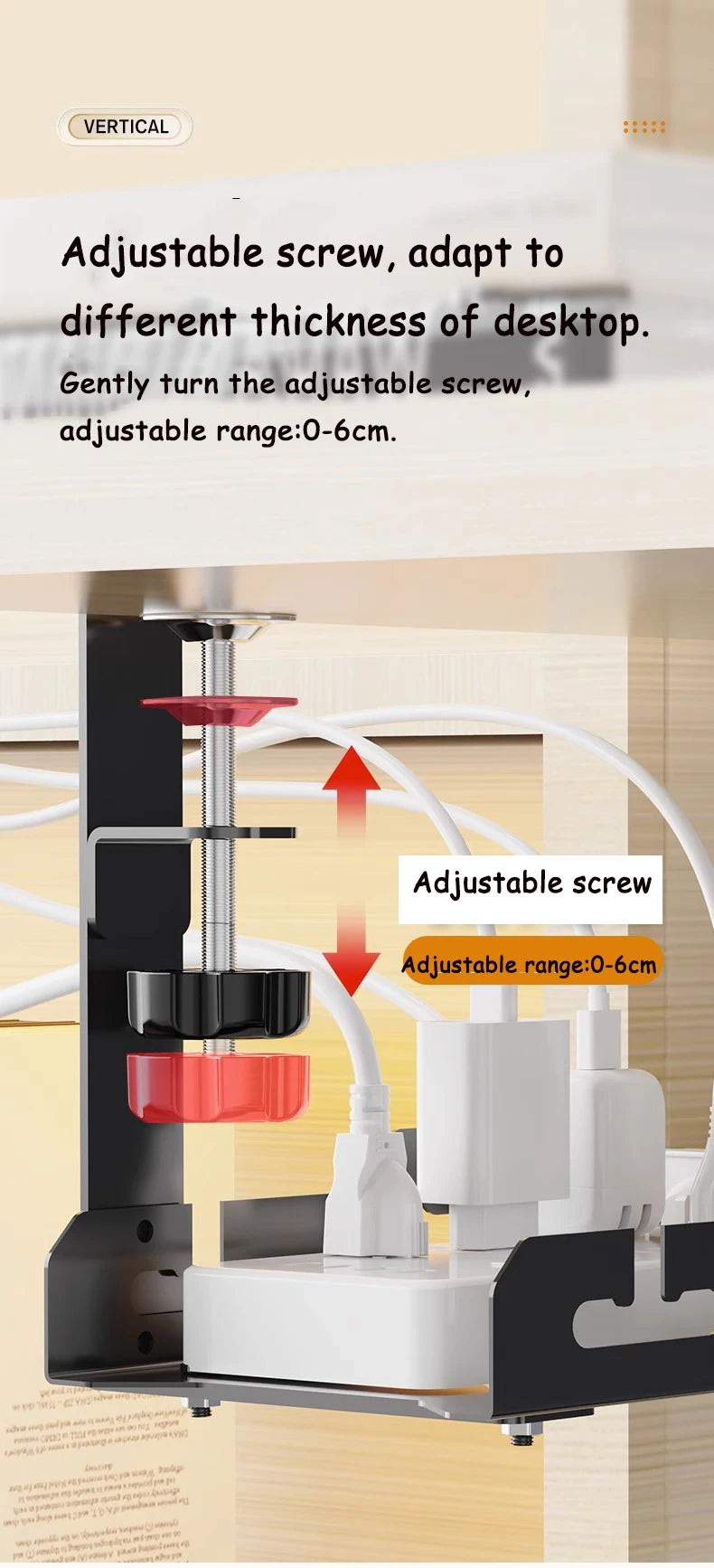 Under Desk Cable Tray