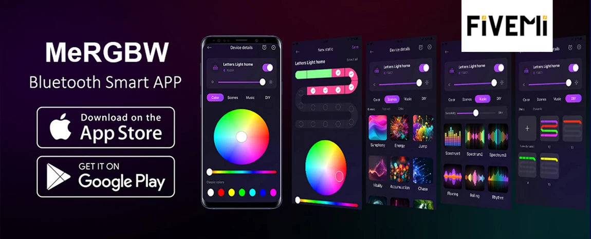 RGB Smart Hexagon Wall Light Panels (Music Sync)