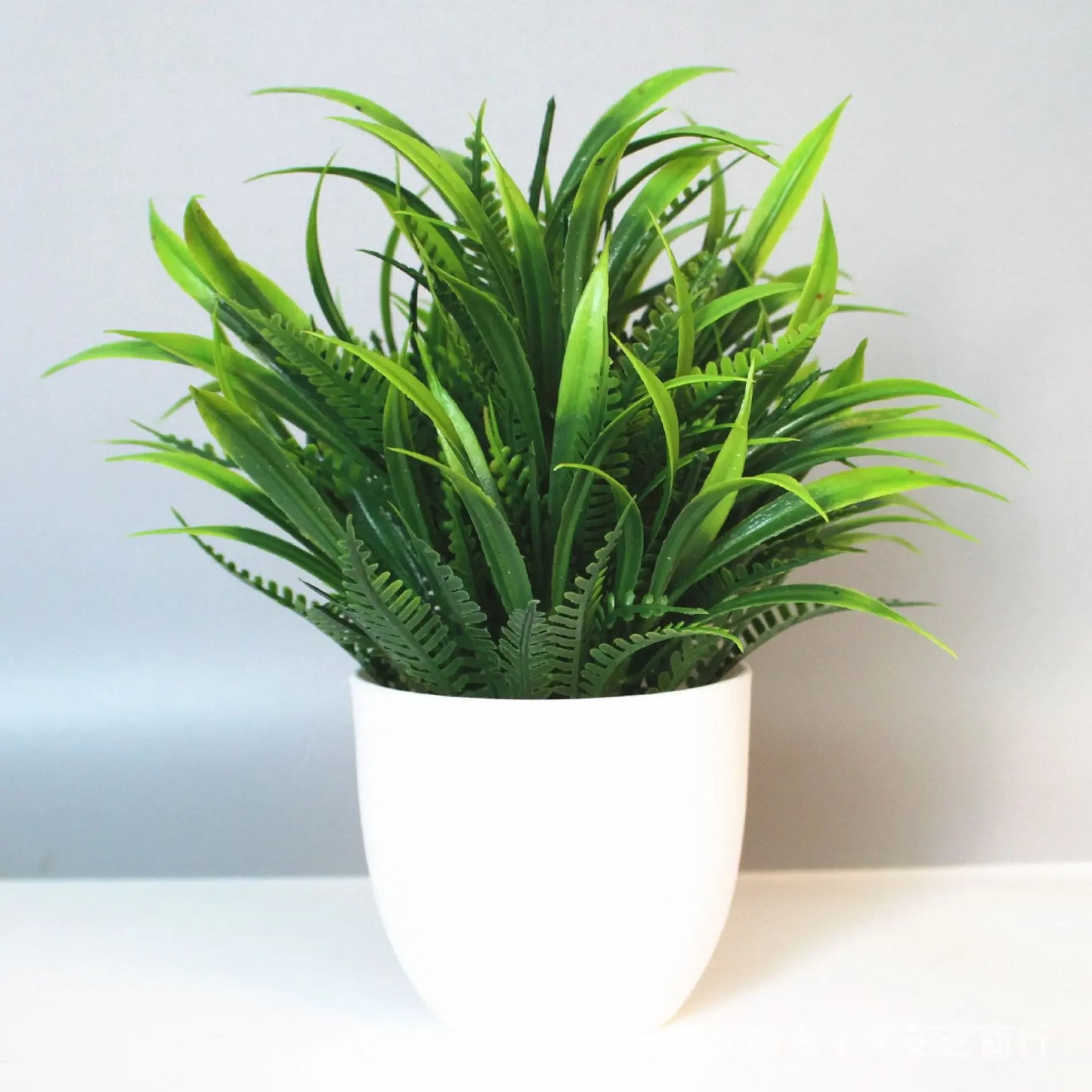 Mini Artificial Desk Plant (Faux Bonsai Decor)
