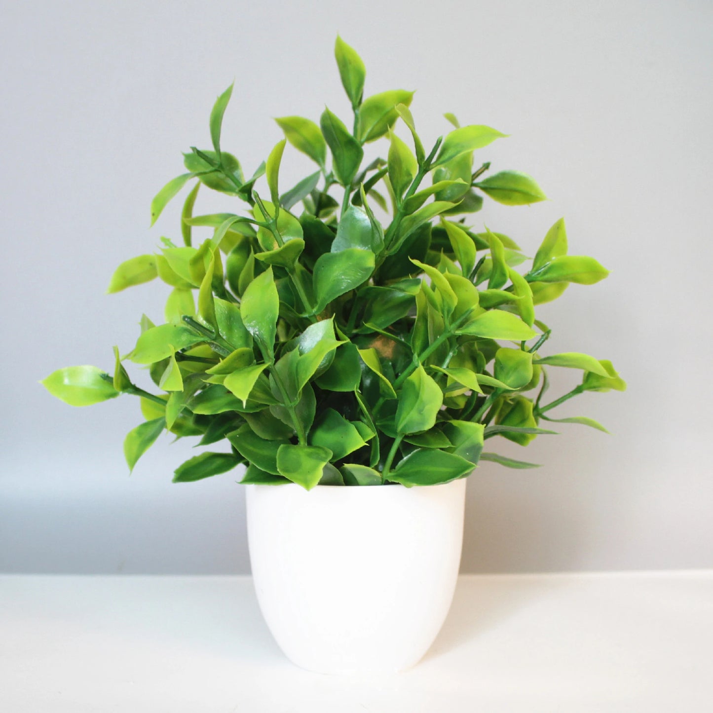 Mini Artificial Desk Plant (Faux Bonsai Decor)