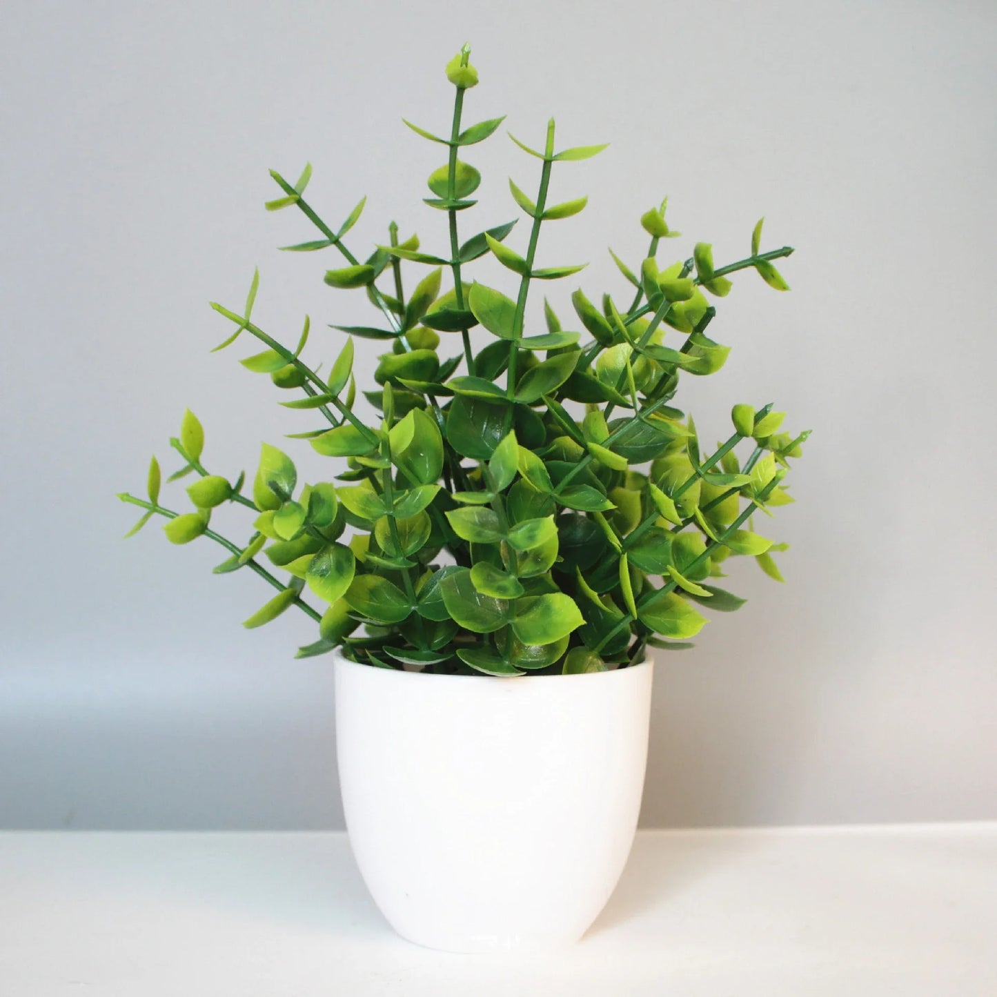 Mini Artificial Desk Plant (Faux Bonsai Decor)