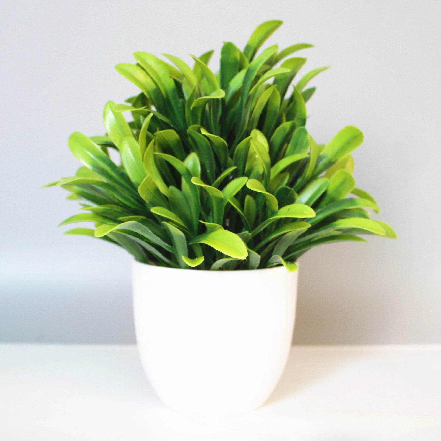 Mini Artificial Desk Plant (Faux Bonsai Decor)