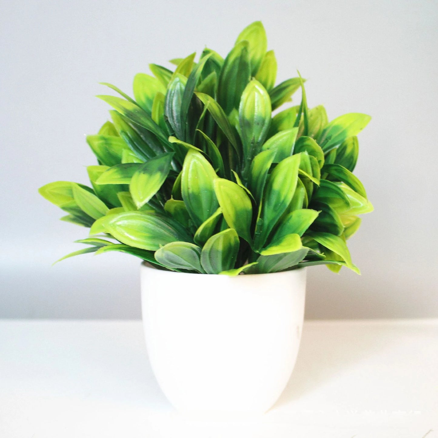 Mini Artificial Desk Plant (Faux Bonsai Decor)