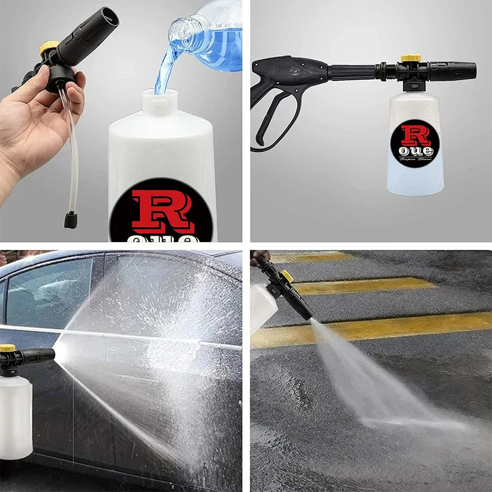 Adjustable Foam Cannon for Karcher K2 K3 K4 K5 K6 K7 Pressure Washer Snow Lance Kit Car Wash Gun - Durable Cleaning Accessory